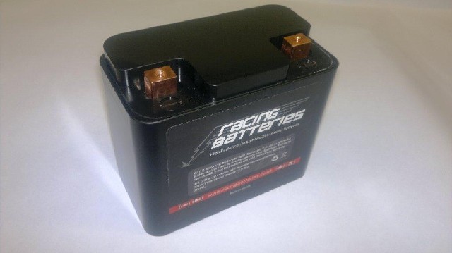 Baterie pro závody a bìžný provoz Kawasaki ZX7R - RB240400- 4,6Ah 1,05Kg LiFePO4